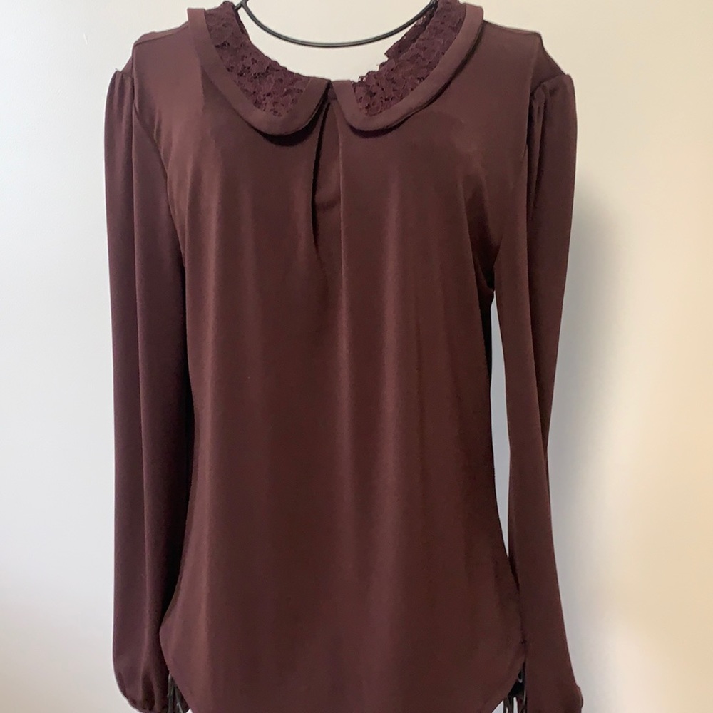 Plum colored Ann Taylor blouse